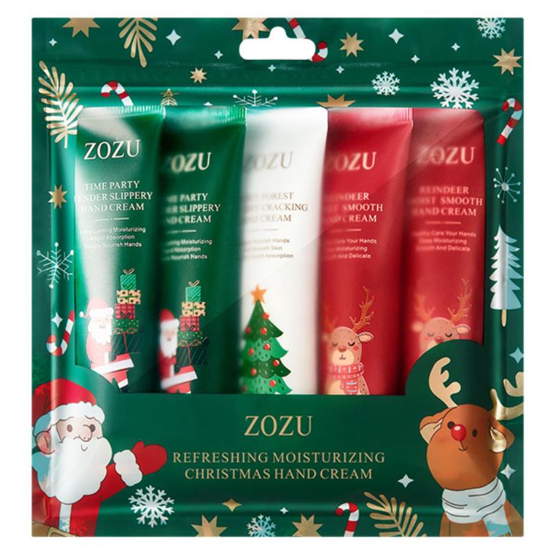 5 Stück/Box Weihnachtsgeschenk-Eis-Handcreme-Set, 30 g, Fruchtduft, feuchtigkeitsspendende Feuchtigkeit cartoon#1 von Joom DACH