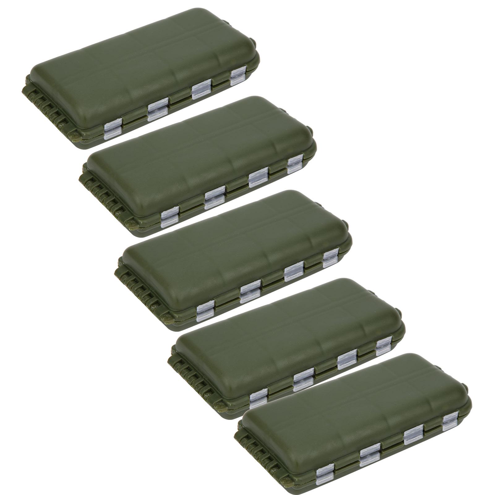 5 Stück 16 Fächer Kunststoff Angelaufbewahrungsbox Doppelseitiger Brotform Zubehörbehälter von Joom DACH