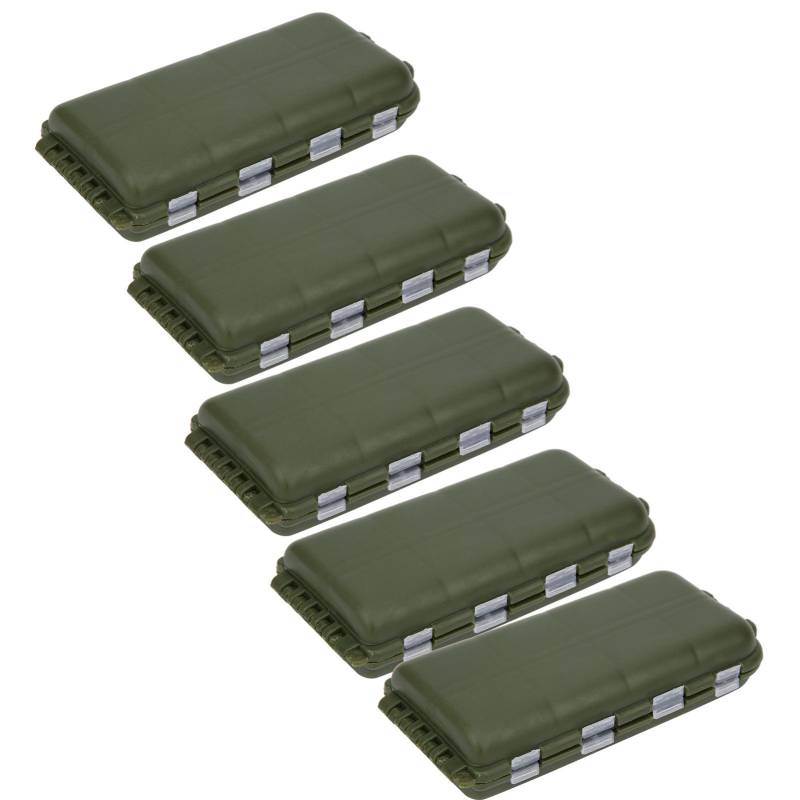 5 Stück 16 Fächer Kunststoff Angelaufbewahrungsbox Doppelseitiger Brotform Zubehörbehälter von Joom DACH