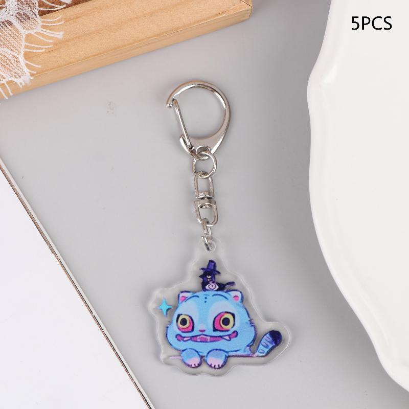 5 Stück Cartoon Huntrix Saja Jungen Derpy Tiger Acryl Schlüsselanhänger Ring Doppelseitiger Schlüsselanhänger Schmuck Dämonenjäger Liebe Geschenke von Joom DACH