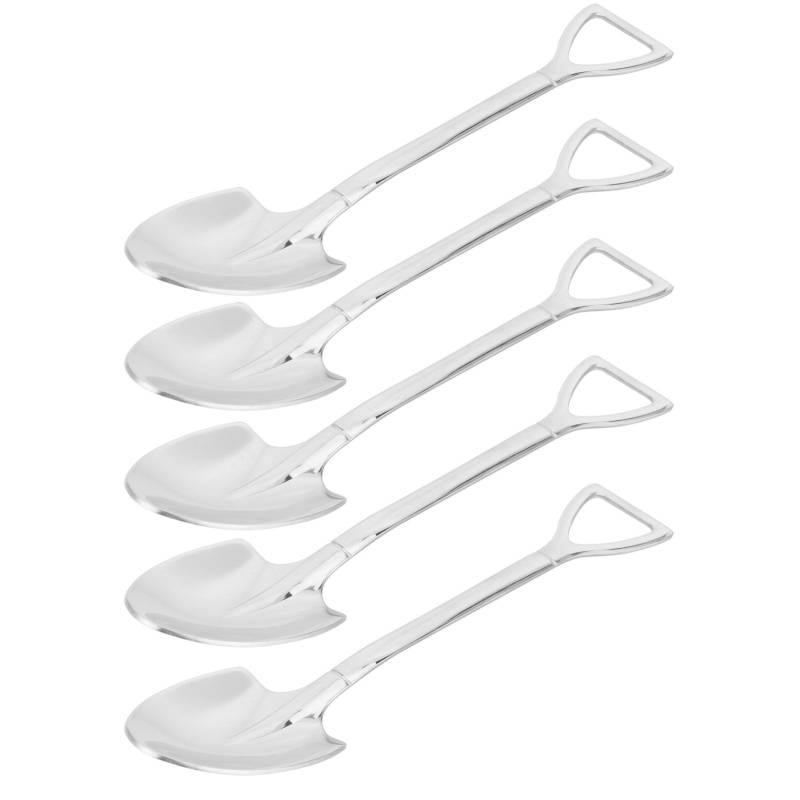 5 Stück Dessert Kaffeelöffel 304 Edelstahl Eis Dessert Kuchen Löffel SetLöffel von Joom DACH