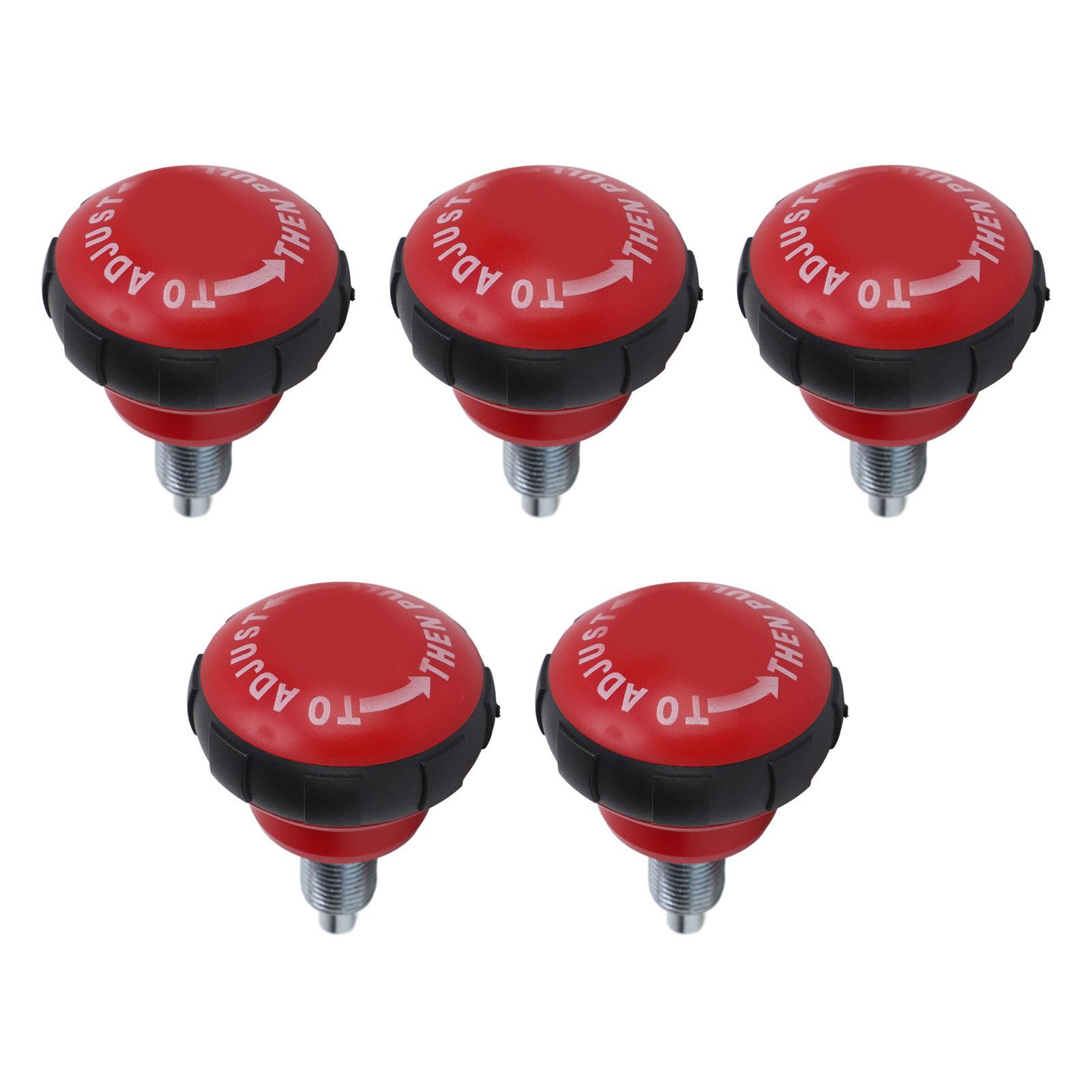 5 Stück Fitness Einstellknopf Schnellverschluss Feder Zugstift Knopf Ersatzteil für Fitness von Joom DACH