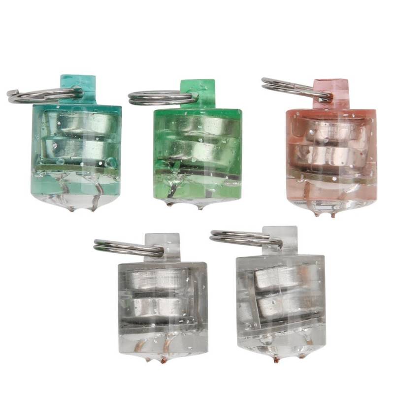 5 Stück LED Unterwasser-Angellicht Nachtlampe Köder Attraktor Köder Köderwerkzeug Zubehör von Joom DACH