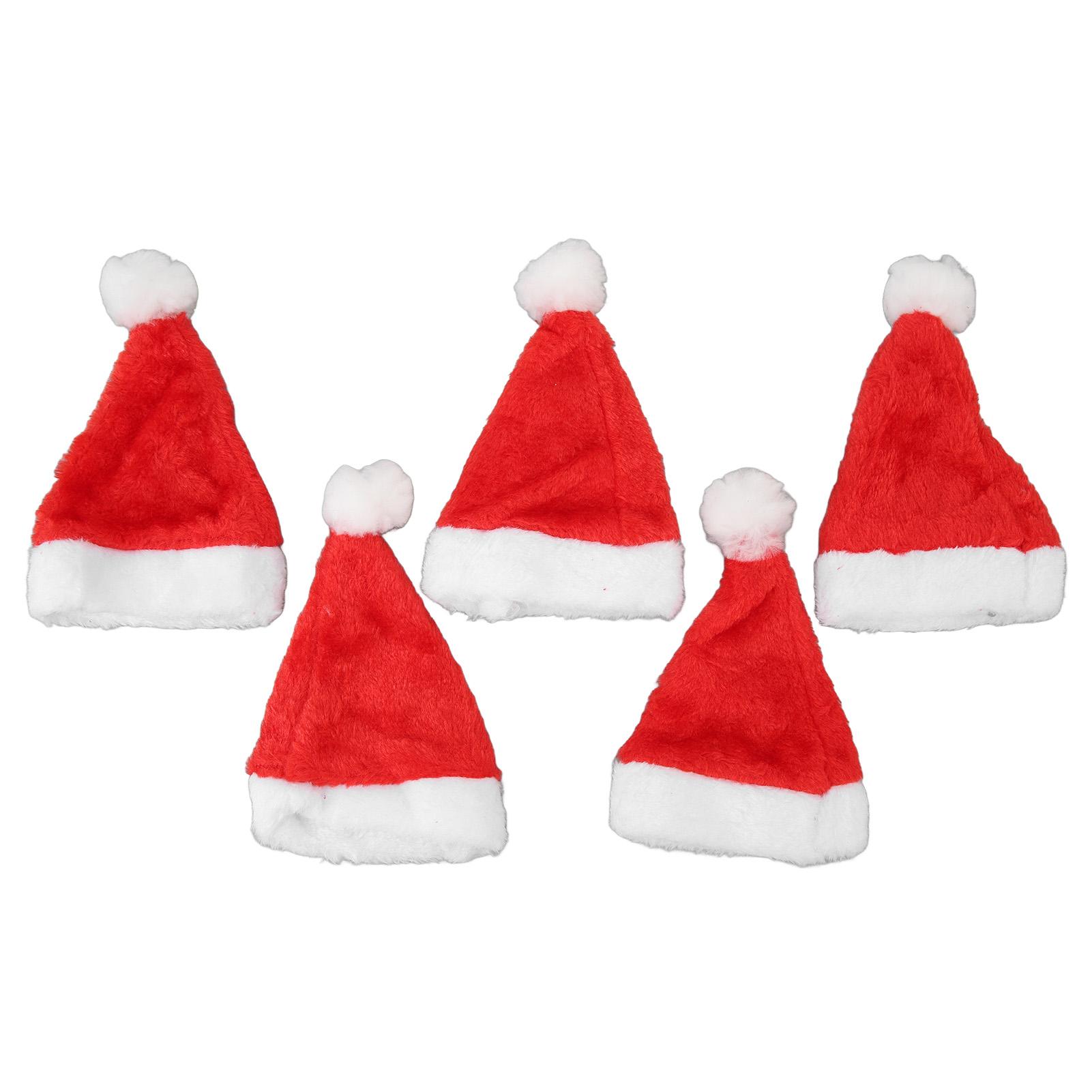 5 Stück Weihnachten Haustierhut Rot Plüsch Gummiband Hund Katze Niedlich Haustier Weihnachtsmannmütze für Feiertagsparty Kostüme von Joom DACH