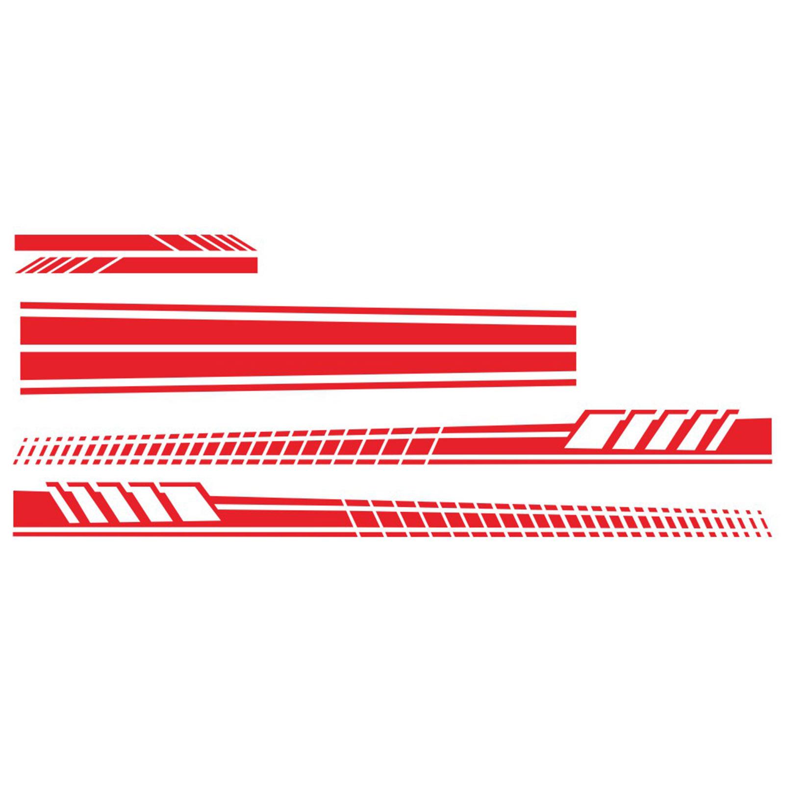 5 Stücke Auto Aufkleber Körper Aufkleber Abziehbilder Streifen Auto Seitentür Körper Haube Rückspiegel Aufkleber rot von Joom DACH