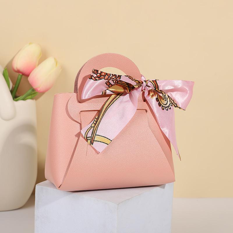 5 Stücke Leder Geschenktüte Hochzeit Gefälligkeiten Pralinenschachtel Eid Mubarak Tragbare Süßigkeiten Geschenk Kleine Box Korb Schmuck Verpackung Taschen rosa von Joom DACH