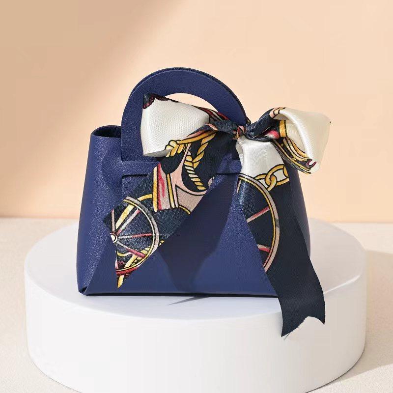 5 Stücke Leder Geschenktüte Hochzeit Gefälligkeiten Pralinenschachtel Eid Mubarak Tragbare Süßigkeiten Geschenk Kleine Box Korb Schmuck Verpackung Taschen dunkelblaue von Joom DACH
