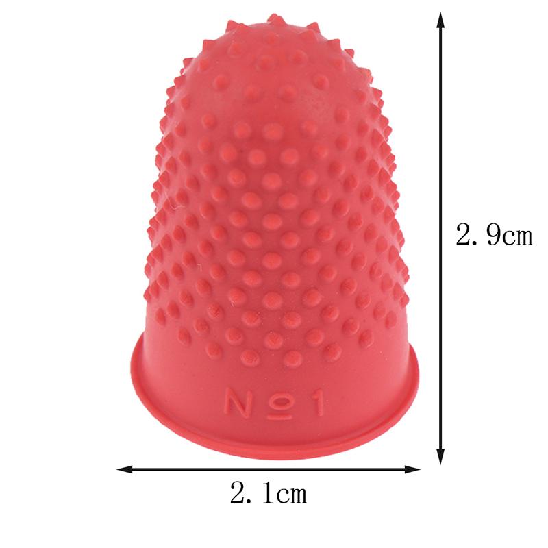 5 Stücke Nähen Quilten Maschine Fingertip Technologie Zählkegel Gummi Fingerhut Schutz rot von Joom DACH