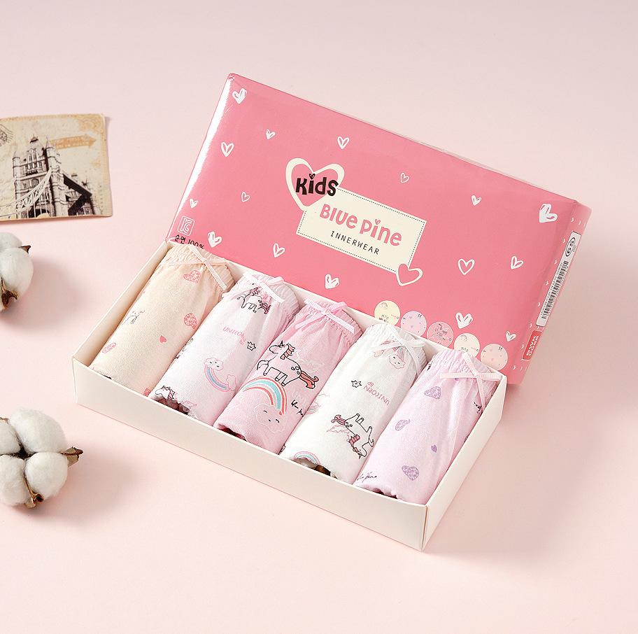 5 Teile/los Kinder Unterwäsche Baumwolle Höschen für Mädchen Cartoon Babys Dreieck Slip Atmungsaktive Kinder Slip Mädchen Schlüpfer 1-3Y von Joom DACH