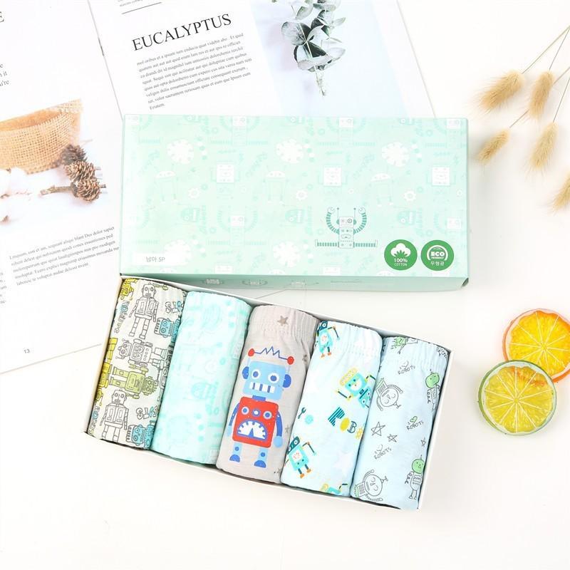 5 Teile/los Kinder Unterwäsche Baumwolle Höschen für Mädchen Cartoon Babys Dreieck Slip Atmungsaktive Kinder Slip Mädchen Schlüpfer 1-3Y von Joom DACH