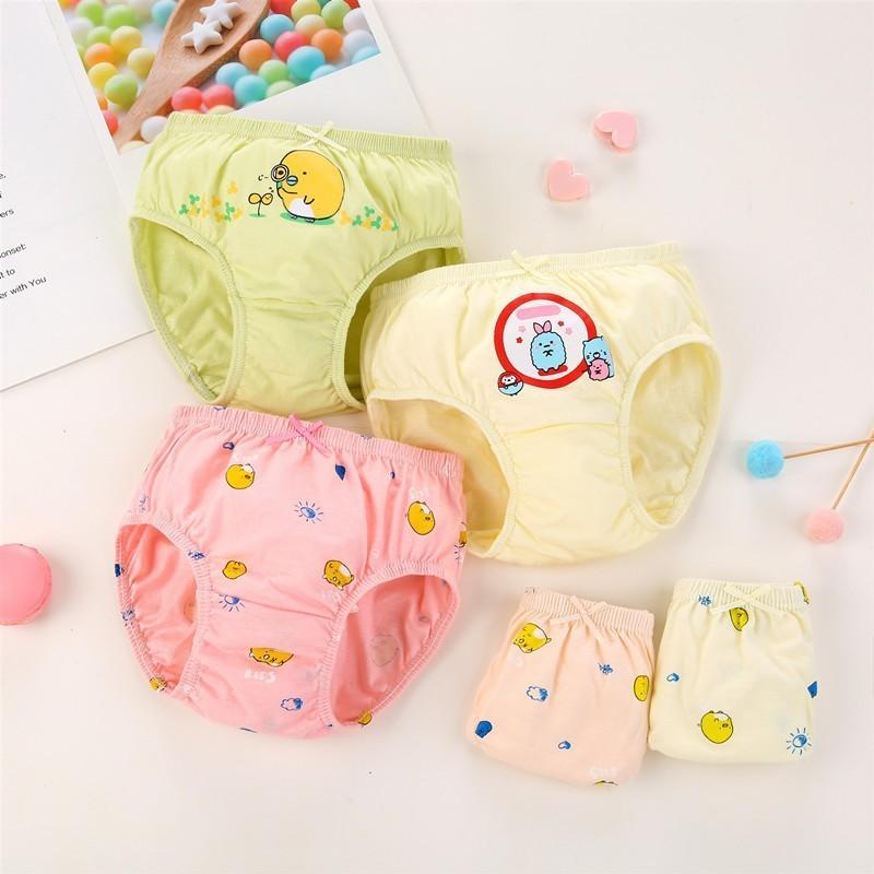 5 Teile/los Kinder Unterwäsche Baumwolle Höschen für Mädchen Cartoon Babys Dreieck Slip Atmungsaktive Kinder Slip Mädchen Schlüpfer 4-5Y von Joom DACH