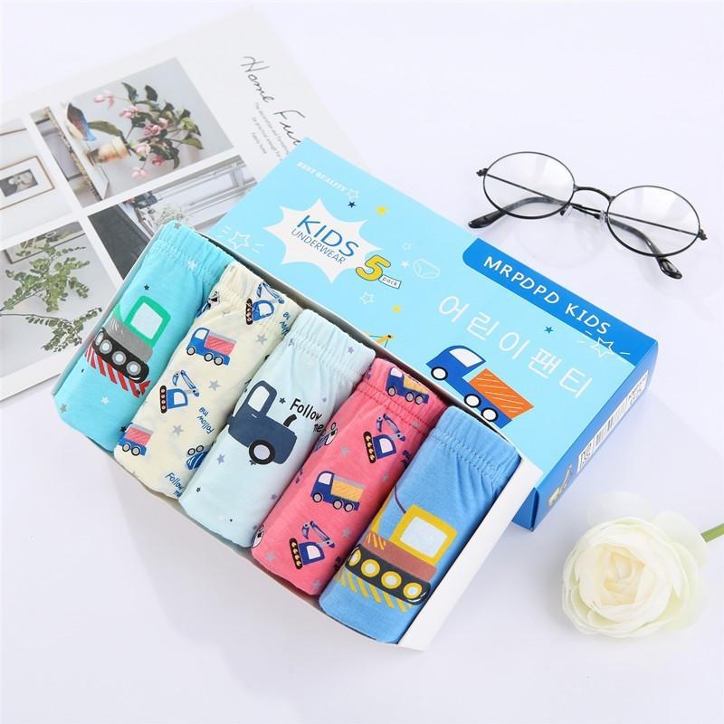 5 Teile/los Kinder Unterwäsche Baumwolle Höschen für Mädchen Cartoon Babys Dreieck Slip Atmungsaktive Kinder Slip Mädchen Schlüpfer 4-5Y von Joom DACH