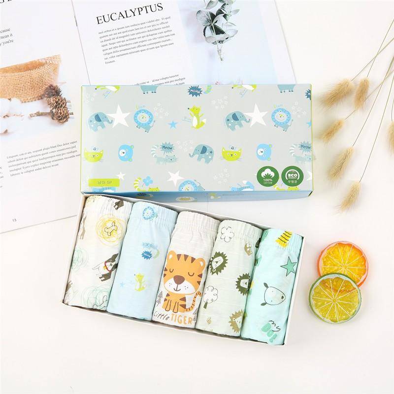 5 Teile/los Kinder Unterwäsche Baumwolle Höschen für Mädchen Cartoon Babys Dreieck Slip Atmungsaktive Kinder Slip Mädchen Schlüpfer 4-5Y von Joom DACH