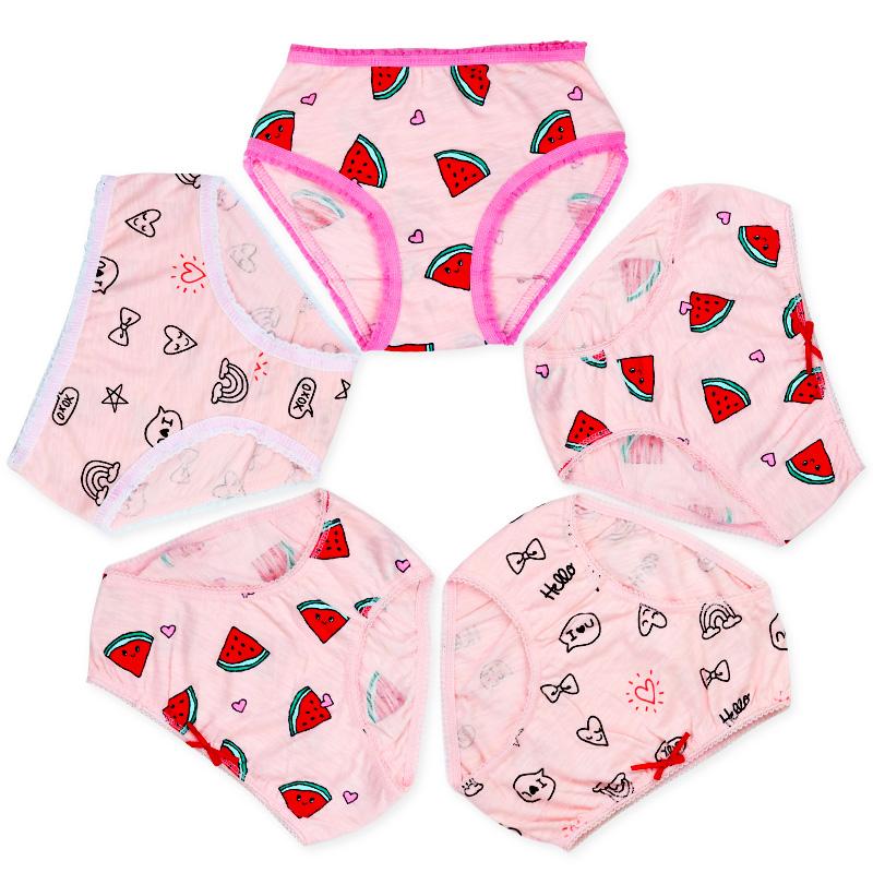 5 Teile/los Mädchen Baby Unterwäsche Slips Kinder Höschen Kinder Kleidung 4 Teile/los 1T rosa von Joom DACH