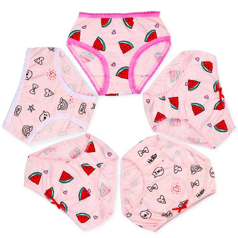 5 Teile/los Mädchen Baby Unterwäsche Slips Kinder Höschen Kinder Kleidung 4 Teile/los 1T rosa von Joom DACH