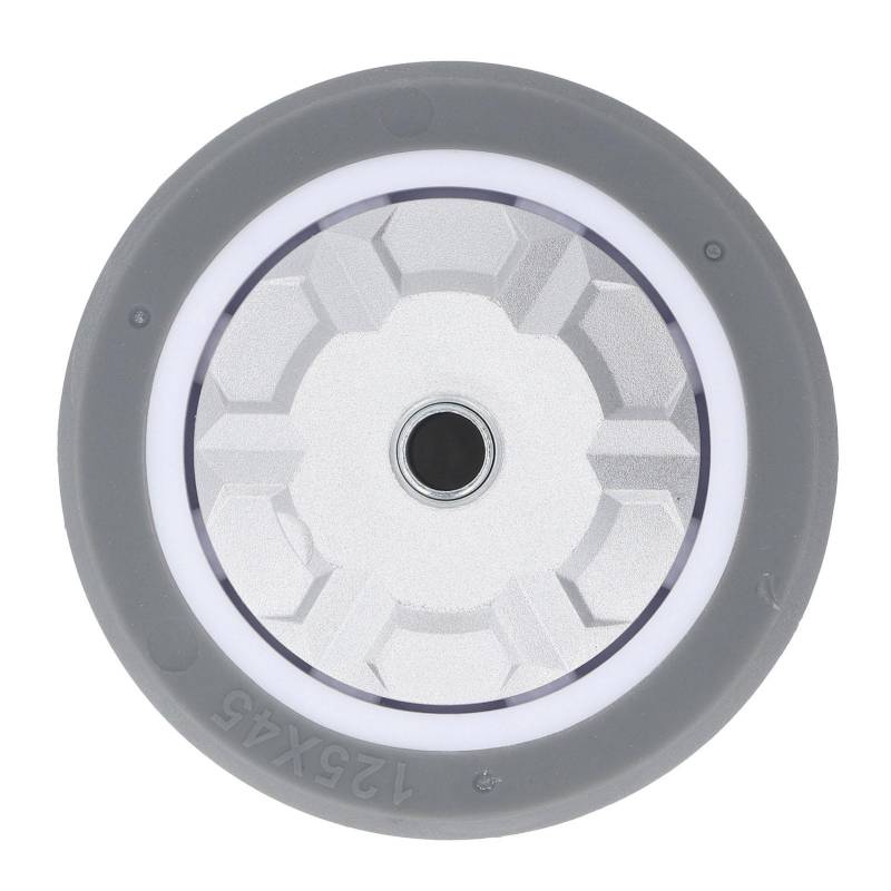 5 Zoll Gummi-Rad 200 kg Tragfähigkeit Stoßdämpfend Abriebfest Leise Voll-TPR-Rad für Wagen von Joom DACH