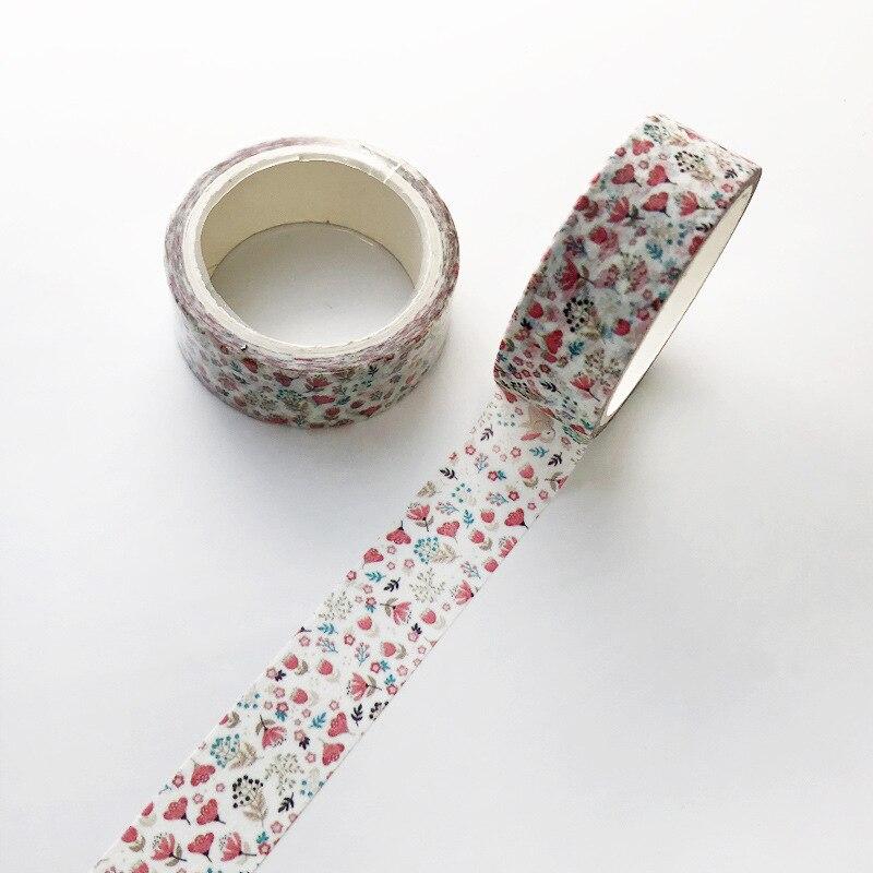 5 m Cartoon Tier Pflanzen Muster Washi Tape Dekorative Aufkleber Schreibwaren Planer Klebeband Aufkleber DIY Scrapbooking Journal Dekor von Joom DACH