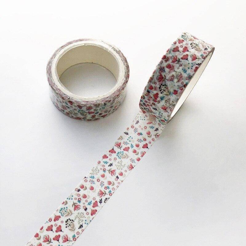 5 m Cartoon Tier Pflanzen Muster Washi Tape Dekorative Aufkleber Schreibwaren Planer Klebeband Aufkleber DIY Scrapbooking Journal Dekor von Joom DACH