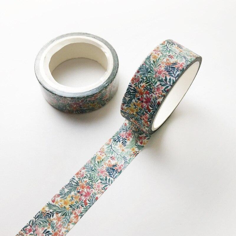 5 m Cartoon Tier Pflanzen Muster Washi Tape Dekorative Aufkleber Schreibwaren Planer Klebeband Aufkleber DIY Scrapbooking Journal Dekor von Joom DACH