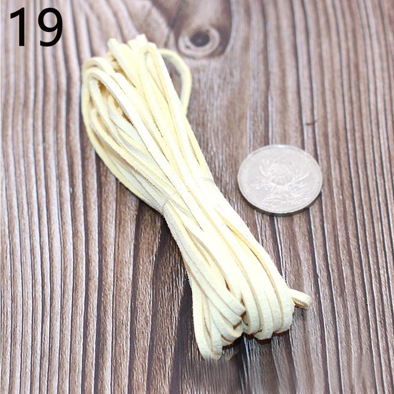 5 m lange Lederschnur, Schmuckschnur für Lederarmband, Fadenseil, Halskette, Schmuckherstellung, Schnur 19 von Joom DACH