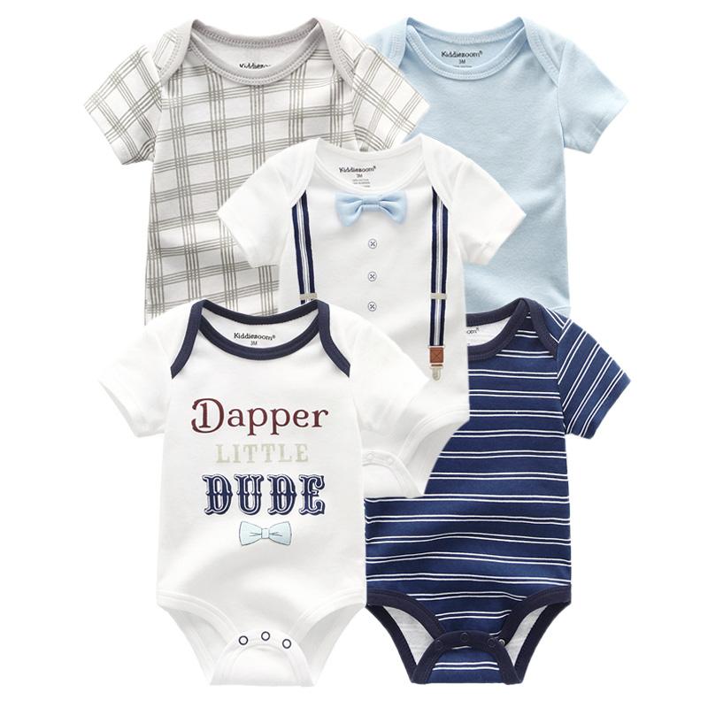 5 stück Sommer Weiche Baumwolle Baby Strampler Cartoon Print Infant Junge Mädchen Overall Kleidung 6M 5 stück Sommer Weiche Baumwolle Baby Strampler Cartoon Print Infant Junge Mädchen Overall Kleidung 6M von Joom DACH