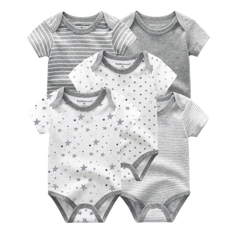 5 stück Sommer Weiche Baumwolle Baby Strampler Cartoon Print Infant Junge Mädchen Overall Kleidung 9M 5 stück Sommer Weiche Baumwolle Baby Strampler Cartoon Print Infant Junge Mädchen Overall Kleidung 9M von Joom DACH