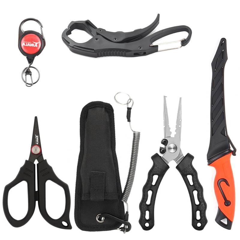 5 stücke Angeln Werkzeuge Set Fisch Greifer Fisch Filet Messer Angeln Zangen Angeln Schere bunt von Joom DACH