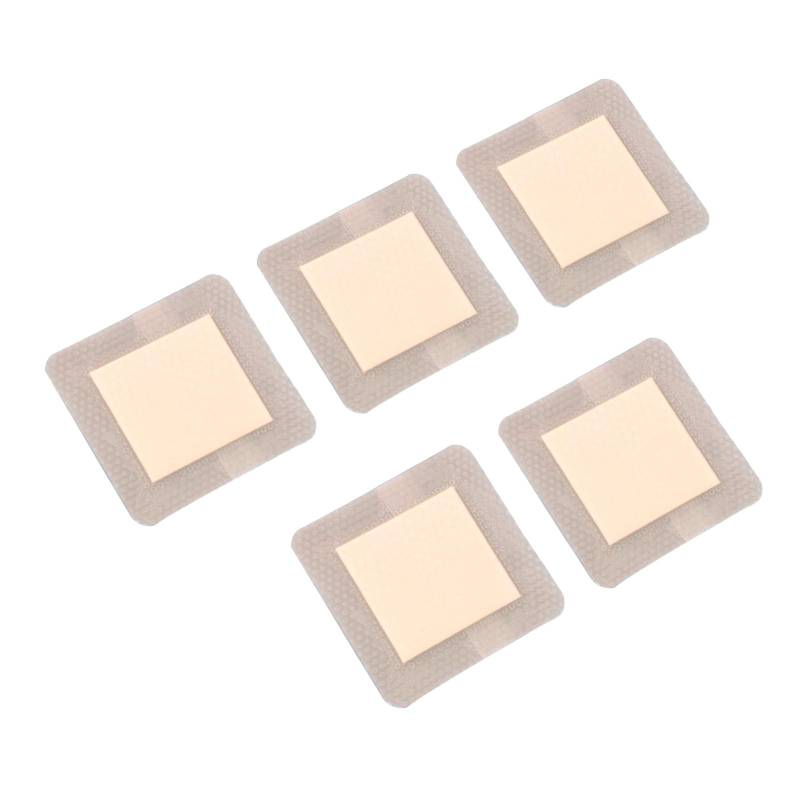 5 stücke Silikon Gel Wundauflage Patch Wundschutz Beschleunigen Heilung Selbstklebend Wasserdicht 3 X 3in von Joom DACH