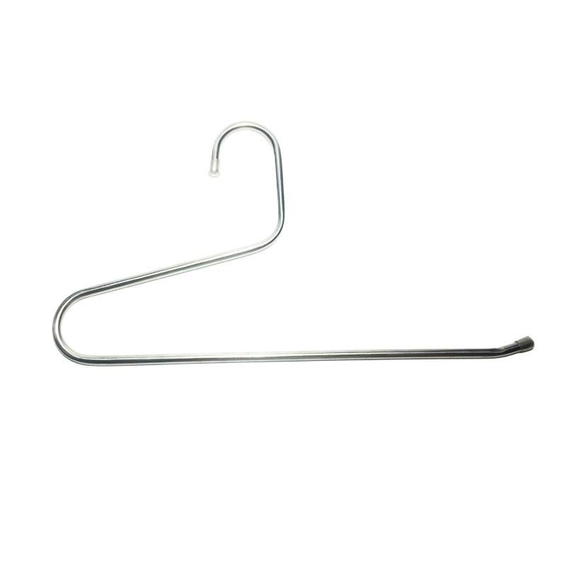 5-stufiger Hosenbügel aus Edelstahl – S-förmiger, rutschfester, spurloser, mehrschichtiger Organizer zur Schrankaufbewahrung, ideal für Jeans und Hosen, platzsparend A layer/ Ordinary von Joom DACH