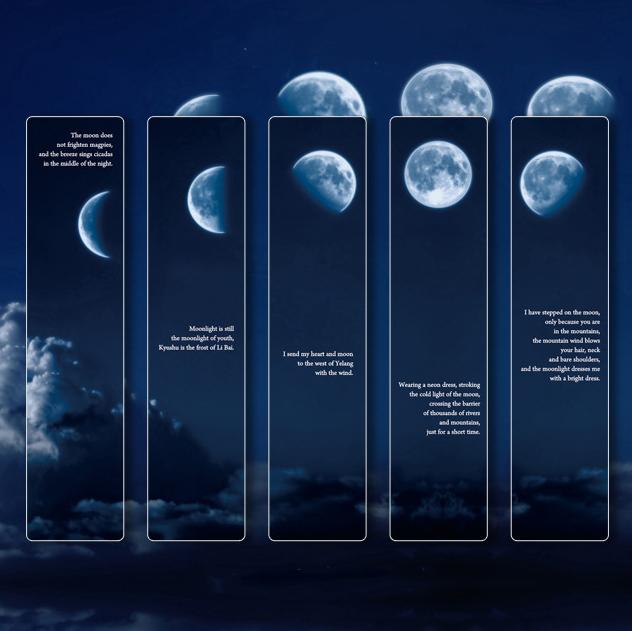 5 teil/paket Roaming Das Universum Lesezeichen Lesen PVC Lesezeichen Kreative Buch Seite Marker Schreibwaren von Joom DACH