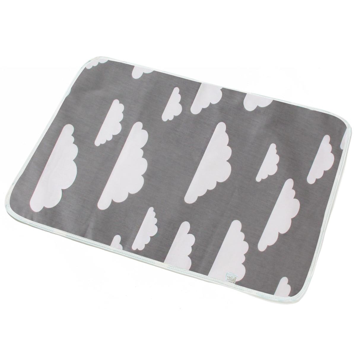 50*70 cm Baby Windel Ändern Matte Tragbare Faltbare Waschbar Wasserdichte Matratze Reise Pad Fußmatten Kissen Wiederverwendbare Pad abdeckung 50*70cm von Joom DACH
