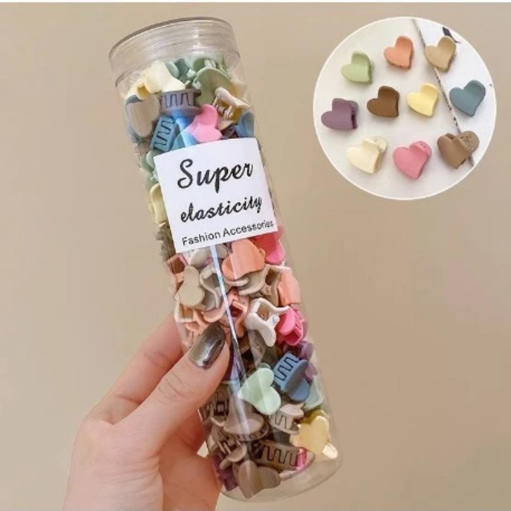 50/100 STK. Süße Haarklammern Kleine Größe Mini Haarnadel Haarspangen für Mädchen Koreanische Seitenspange Ponyspange Frauen Süßes Haar-Accessoires 100Pcs von Joom DACH