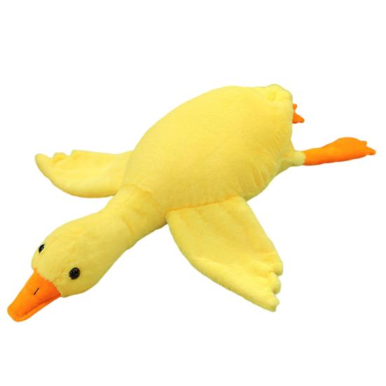 50/90cm Riesengans Kissen Flauschig Elastisch Schlafkissen Cartoon Tier Plüschtiere Bettdeko Lieblich Abnehmbar Und Waschbar Gefüllte Gans 50cm gelb von Joom DACH