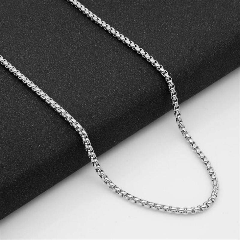 50 /55 /60 /65 /70 /75 /80 /90cm Länge Edelstahl Kette Karabiner 3mm Durchmesser Einfache Ketten Halskette Für Männer Party 70cm weiß von Joom DACH