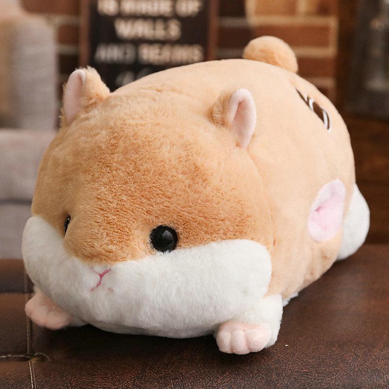 50-120cm Neue Puppe Hamster Plüschtier Weiche Stofftiere Kissen Mädchen Geburtstagsgeschenke Winter Handwärmer 50cm doll gelb von Joom DACH