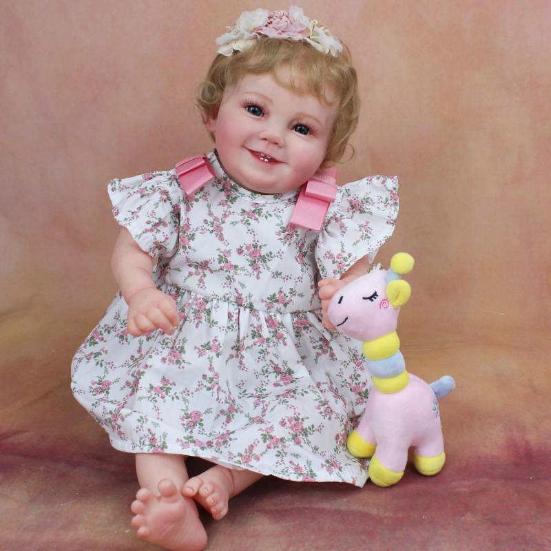 50 CM 3D Marmor Textur Haut Sichtbare Venen Weiche Silikon Reborn Baby Puppe Spielzeug Für Mädchen Stoff Körper Kleid Up kunst Bebe Wie Echte Finished doll von Joom DACH