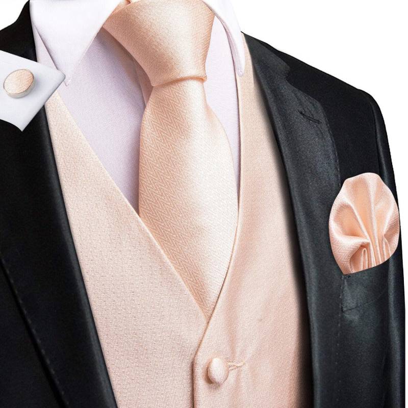50 Farben Herren Weste ärmellos V-Ausschnitt Taschen Weste Krawatte Set Hochzeit lässig 2XL von Joom DACH