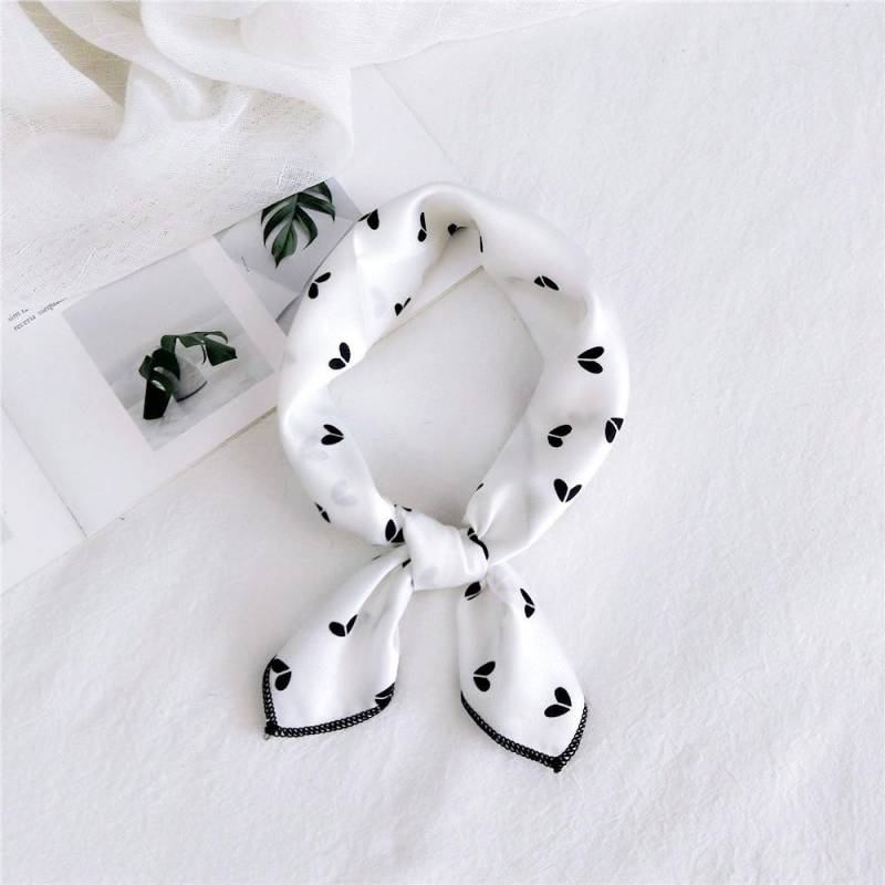 50 Seiden-Carrés: Vielseitige Frühlings-/Sommer-Halstücher für Damen - Koreanischer Stil 50-50cm von Joom DACH