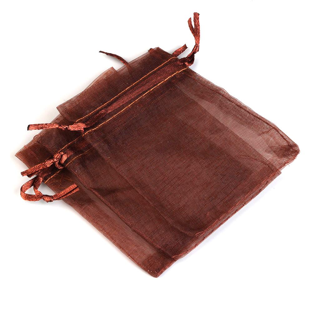 50 Stück/Los Organza Geschenktüte für Schmuck 24 Farben Kordelzugbeutel für Hochzeit Weihnachten Süßigkeiten Geschenktüten Schmuckverpackung 5x7cm von Joom DACH