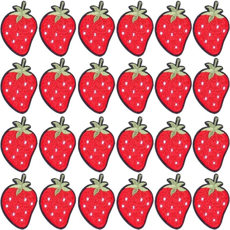 50 Stück 1,7 x 1,2 Zoll Erdbeer-Stickerei-Aufnäher, rote Kleidungsapplikationen für Jacken, Jeans 50 Stück 1,7 x 1,2 Zoll Erdbeer-Stickerei-Aufnäher, rote Kleidungsapplikationen für Jacken, Jeans von Joom DACH