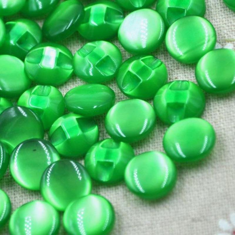 50 Stück 12,5 mm Harz-Hemdknöpfe, Perlenknöpfe, Nähzubehör, DIY-Handwerk 50pcs grün von Joom DACH