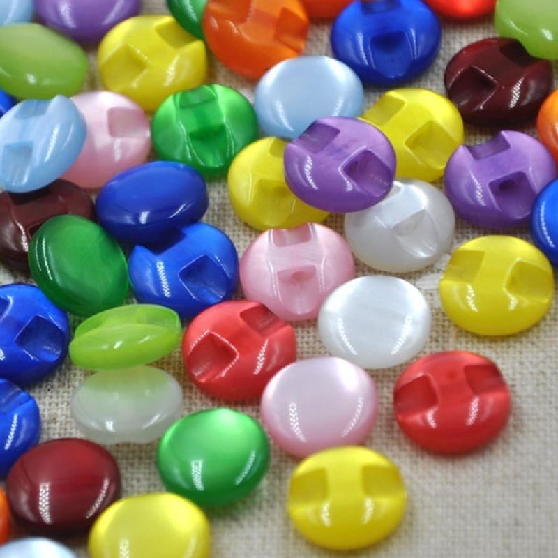 50 Stück 12,5 mm Harz-Hemdknöpfe, Perlenknöpfe, Nähzubehör, DIY-Handwerk 50pcs bunt von Joom DACH