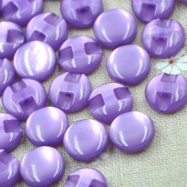 50 Stück 12,5 mm Harz-Hemdknöpfe, Perlenknöpfe, Nähzubehör, DIY-Handwerk 50pcs violett von Joom DACH