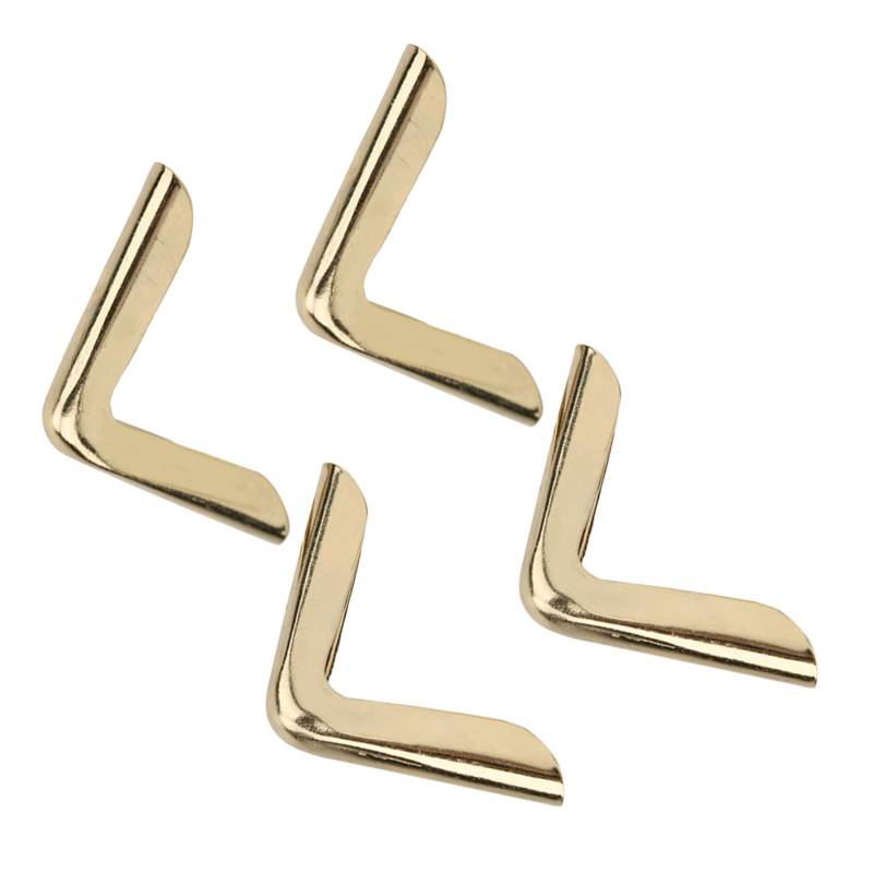 50 Stück Metall Eckenschutz Eisen Retro DIY Fotoalbum Buch Kantenschutz 2,2 mm Messingfarbe 2,2 mm von Joom DACH