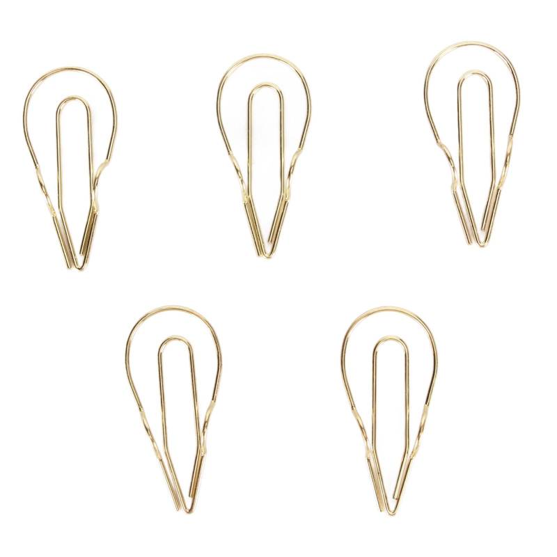 50 Stück Metall-Stiftklemmen Multifunktionale Starke Klemmkraft Galvanisierte Stifthalter-Klemmen Lesezeichen von Joom DACH