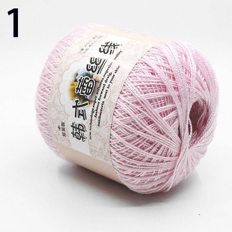 50 g/Knäuel Baumwollschnur-Nähgarn, Spitzen-Baumwollgarn, Häkelgarn, Handstricken, DIY, mercerisiert von Joom DACH