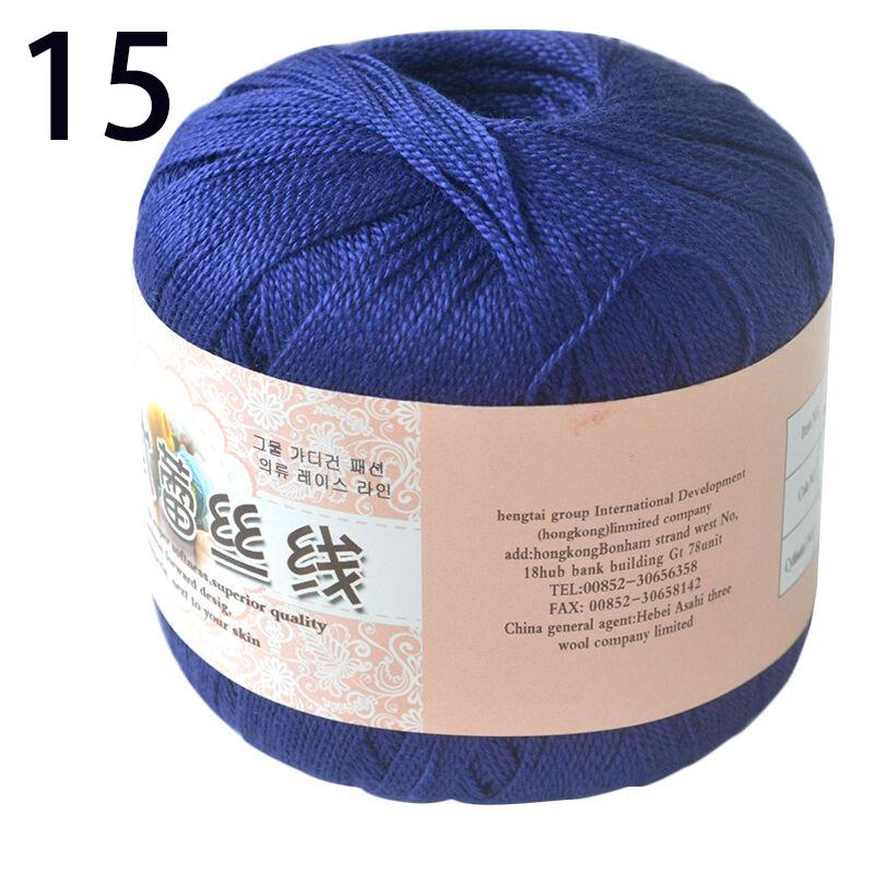 50 g/Knäuel Baumwollschnur-Nähgarn Häkelgarn Handstrick-Spitzen-Baumwollgarn DIY merzerisiert 15 von Joom DACH