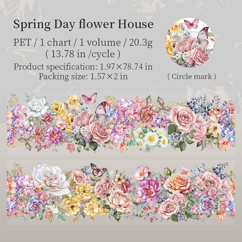50 mm * 2 m PET Pflanzenblumen Klebeband Aufkleber Dekorative Collage Klebstoff Diy Scrapbooking handgemachtes Masking Tape 50 mm * 2 m PET Pflanzenblumen Klebeband Aufkleber Dekorative Collage Klebstoff Diy Scrapbooking handgemachtes Masking Tape von Joom DACH