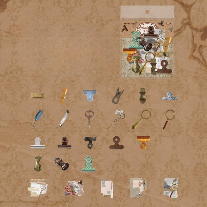 50 stücke Vintage Velinte papier Handgemachte Zeit Aufkleber Dekorative DIY Scrapbooking Materialien Kunst Collage Schreibwaren Ästhetik Aufkleber von Joom DACH