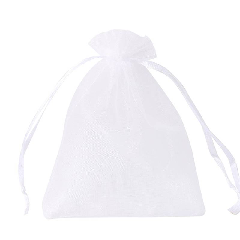 50 teile/beutel Einstellbare Kordelzug Organza Taschen Schmuck Verpackung Taschen Candy Hochzeit Taschen Geschenke Beutel 7x9cm weiß von Joom DACH